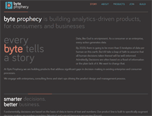 Tablet Screenshot of byteprophecy.com